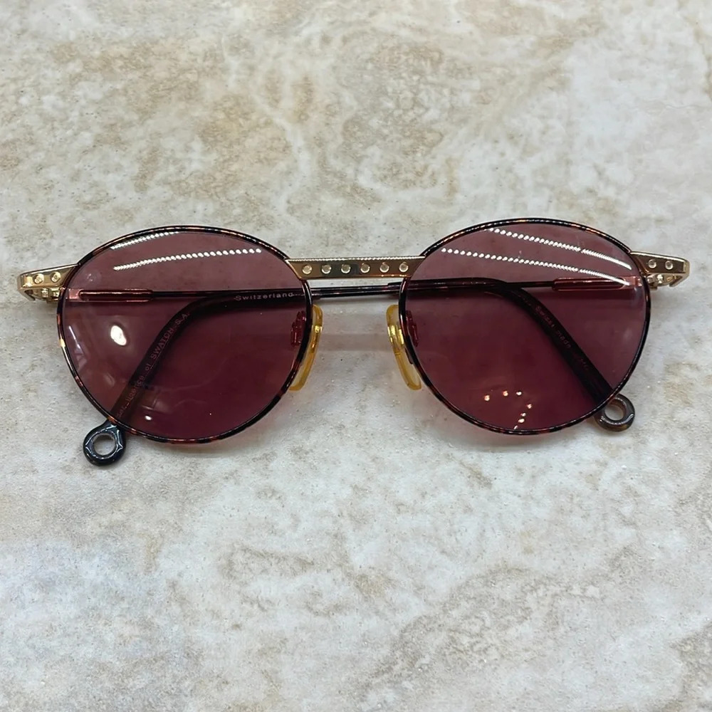 Swatch Sunglasses AG 1993 Mod.302-086 Gold Tone - Picture 5 of 14